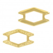 Cymbal ™ DQ metaal Connector Alado voor SuperDuo kralen - Goud
